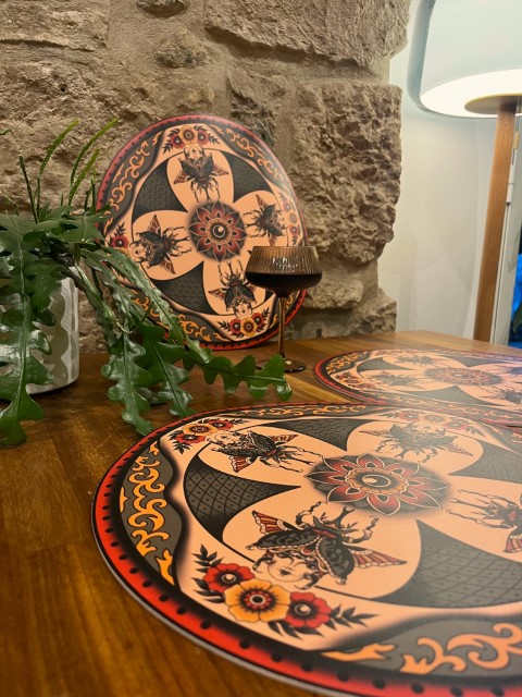 SET DE TABLE SCARABEE