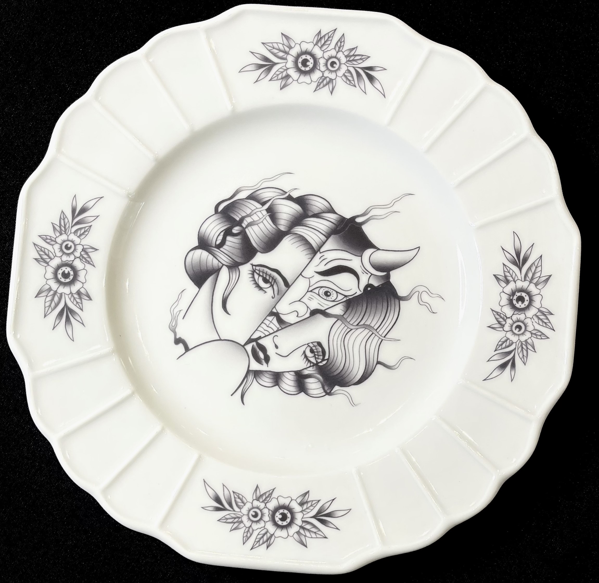 Lot de 4 assiettes rondes – Image 3