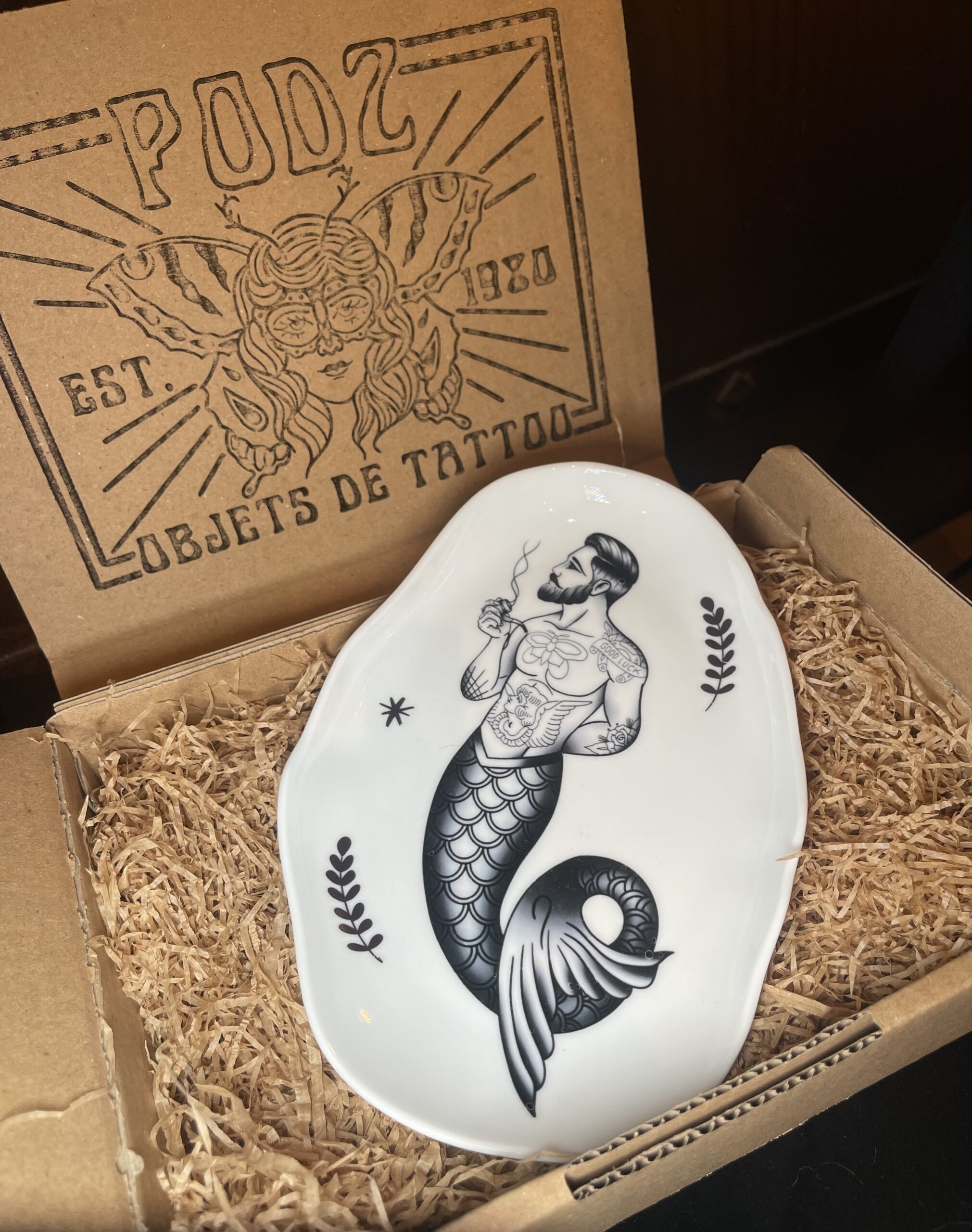 ASSIETTE VIDE-POCHES TRITON